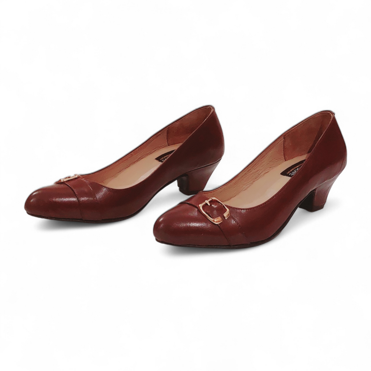 Ladies leather court shoe LS98