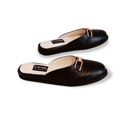 Ladies leather Mule LS57