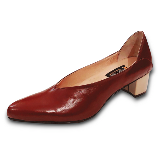 Ladies Leather Court shoe LS65