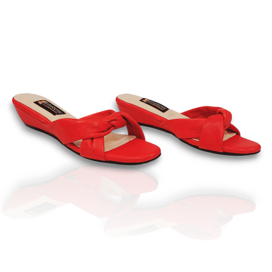 Ladies leather Slippers LS76