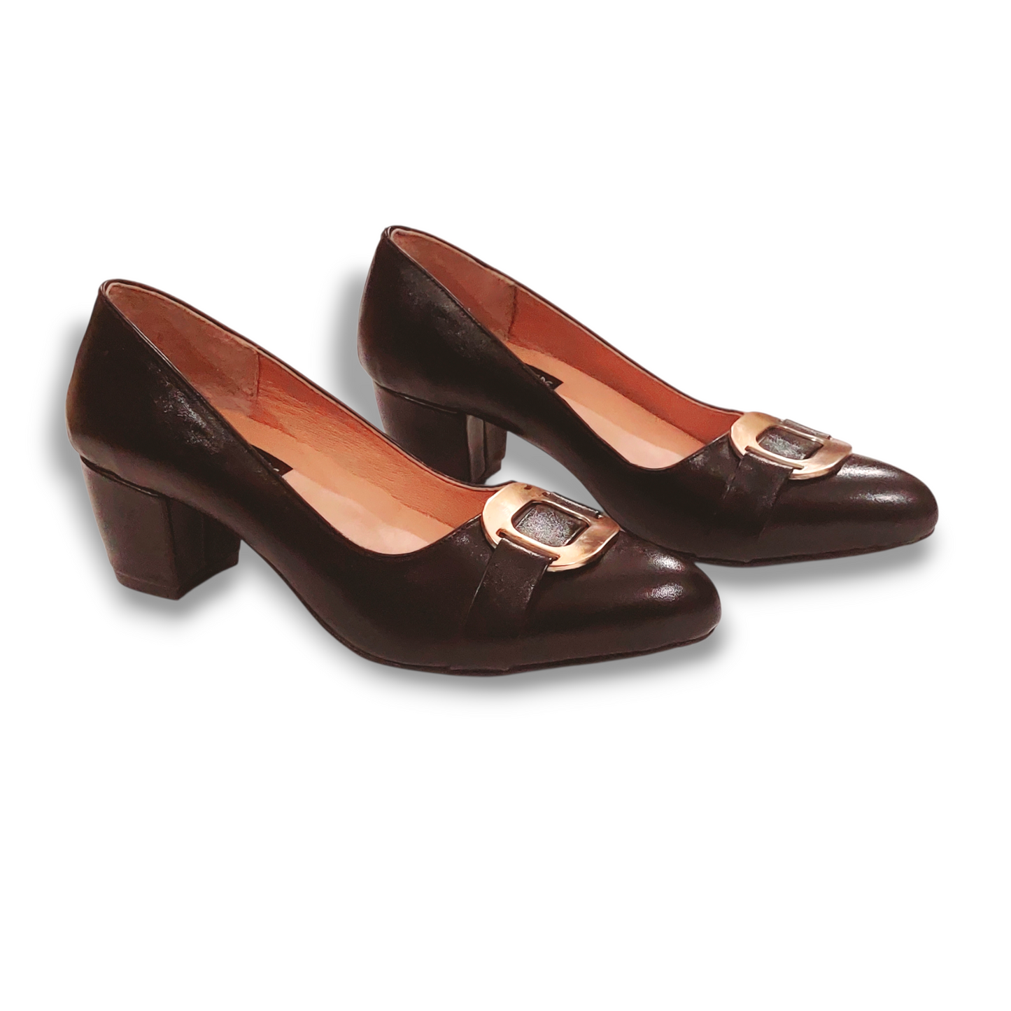 Ladies leather court shoe LS81