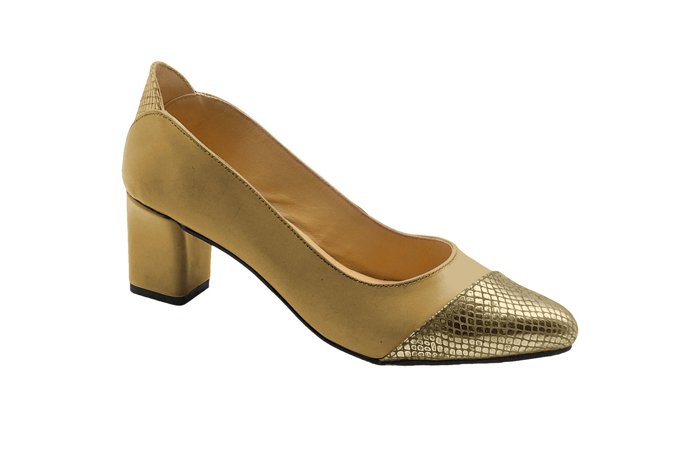 Ladies leather court shoe LS24