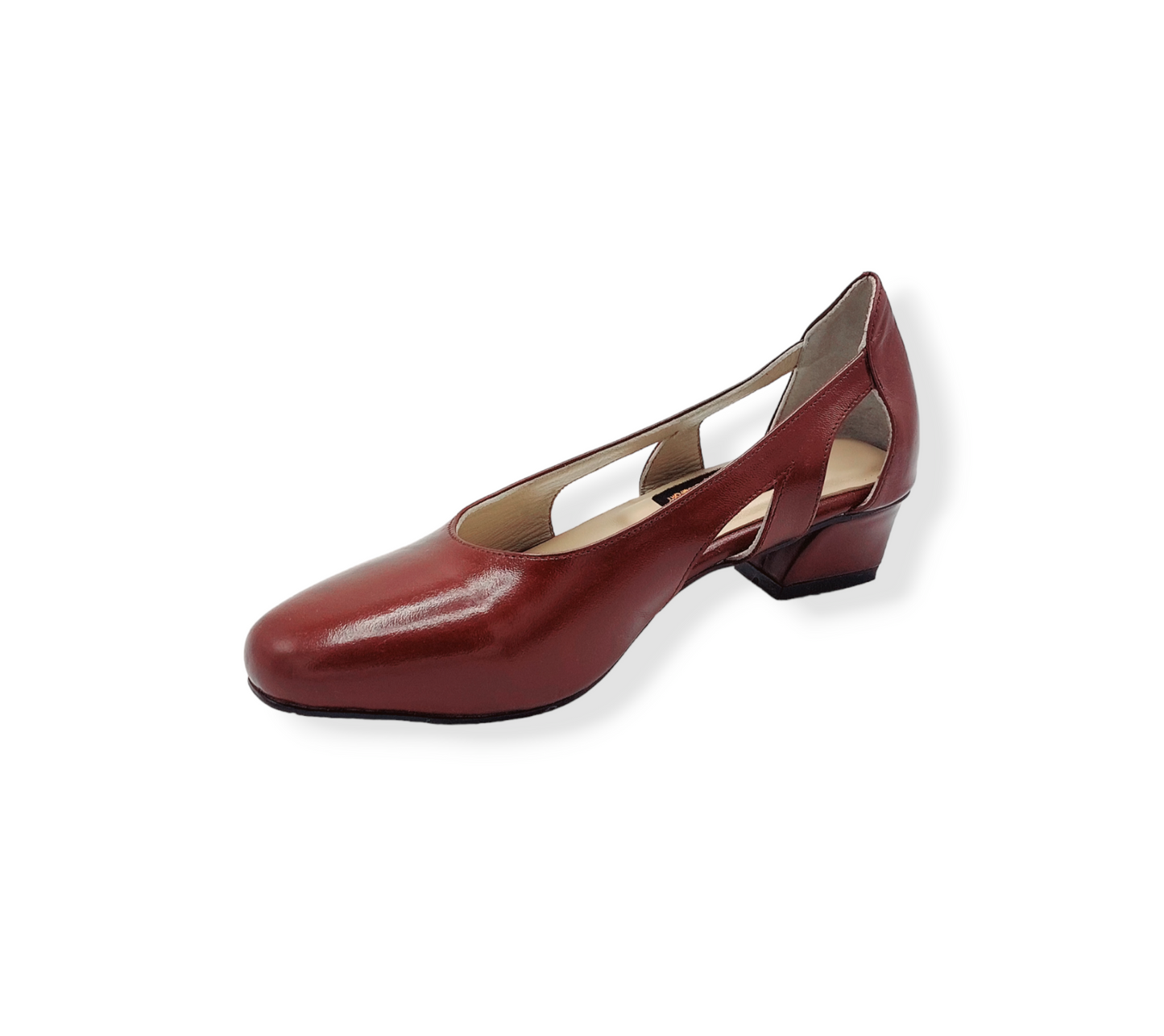 Ladies Leather Court shoe LS26