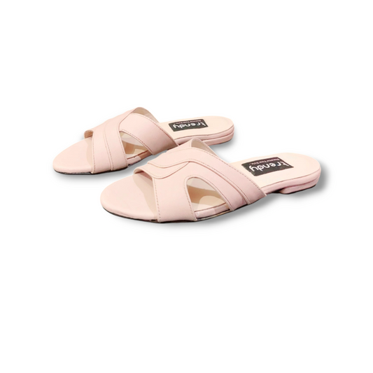 Ladies leather chappal design LS53