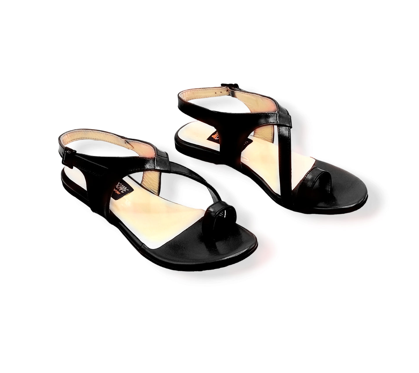 Ladies leather flat sandal LS09