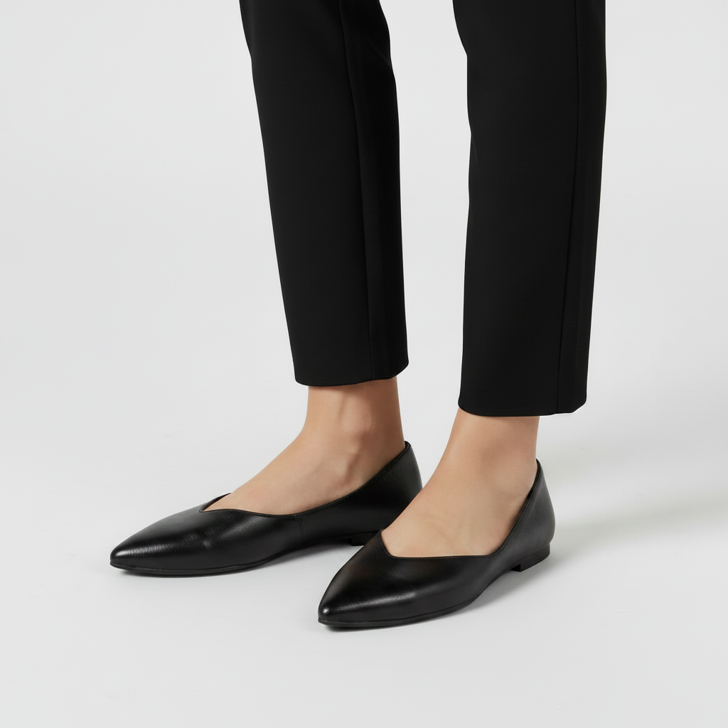 Ladies leather pumps design LS93