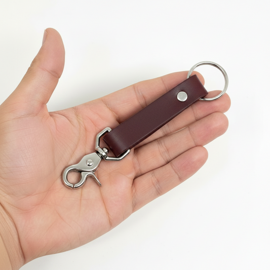 Leather keychain LKC03