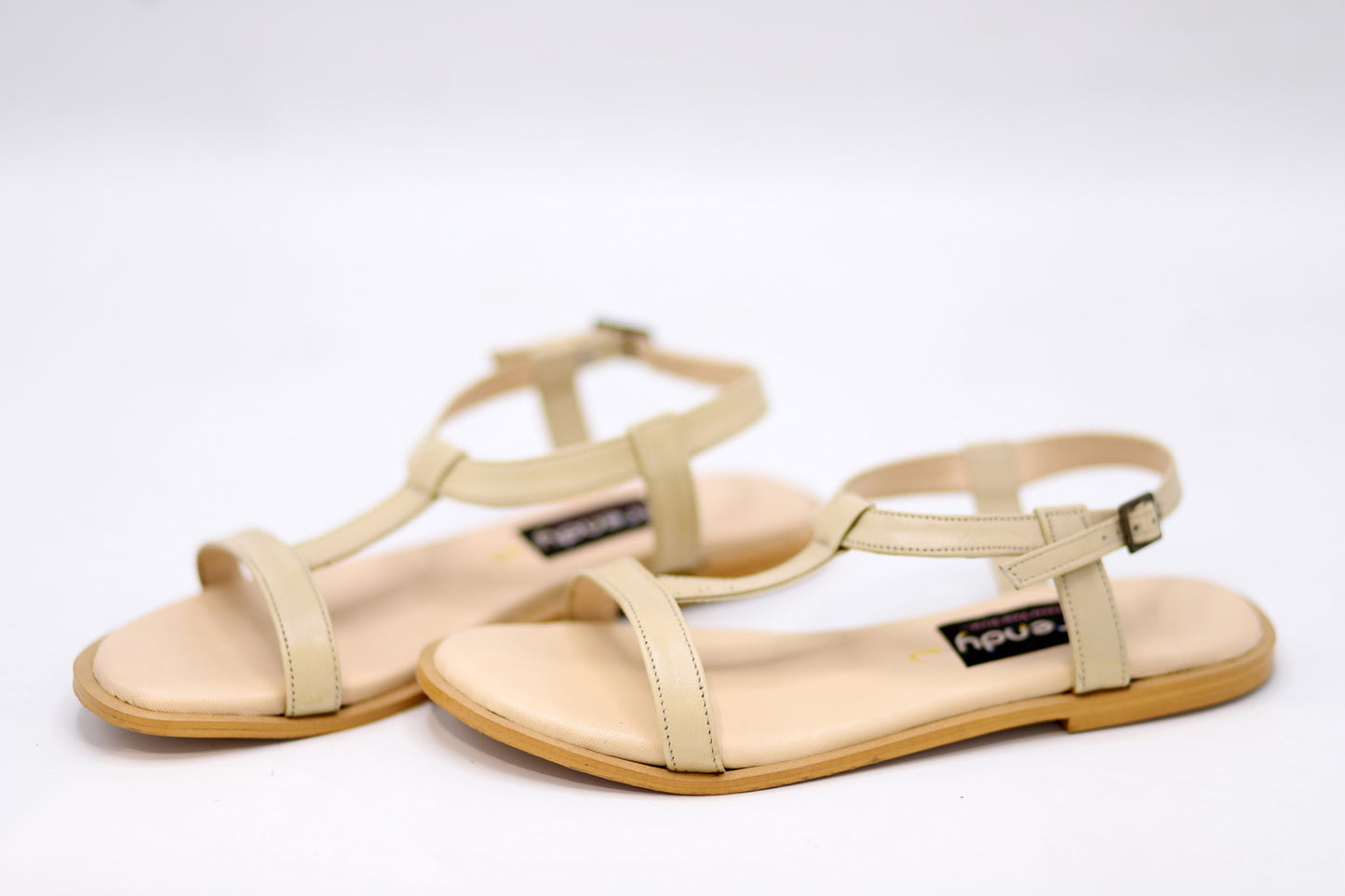 Leather Flat Sandal Design MS003