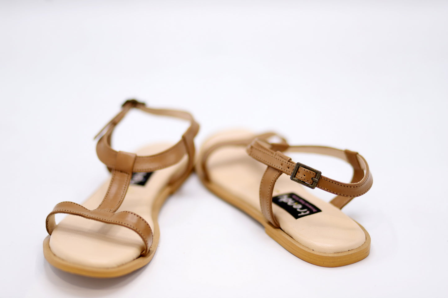 Leather Flat Sandal Design MS003