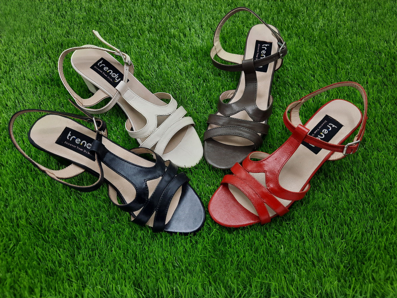 Sandal best sale design heel