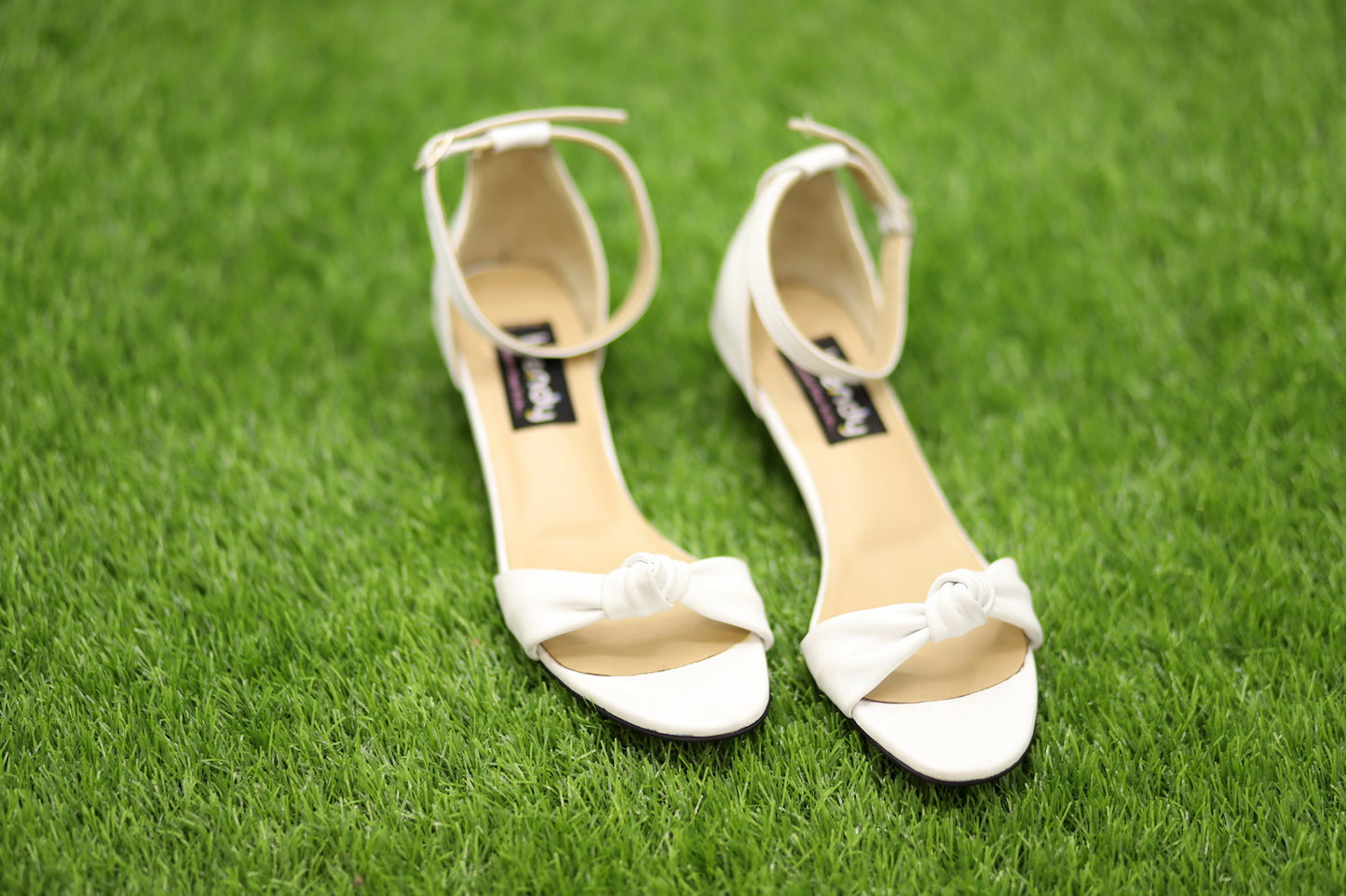 Leather Heeled Sandal Design ZA024