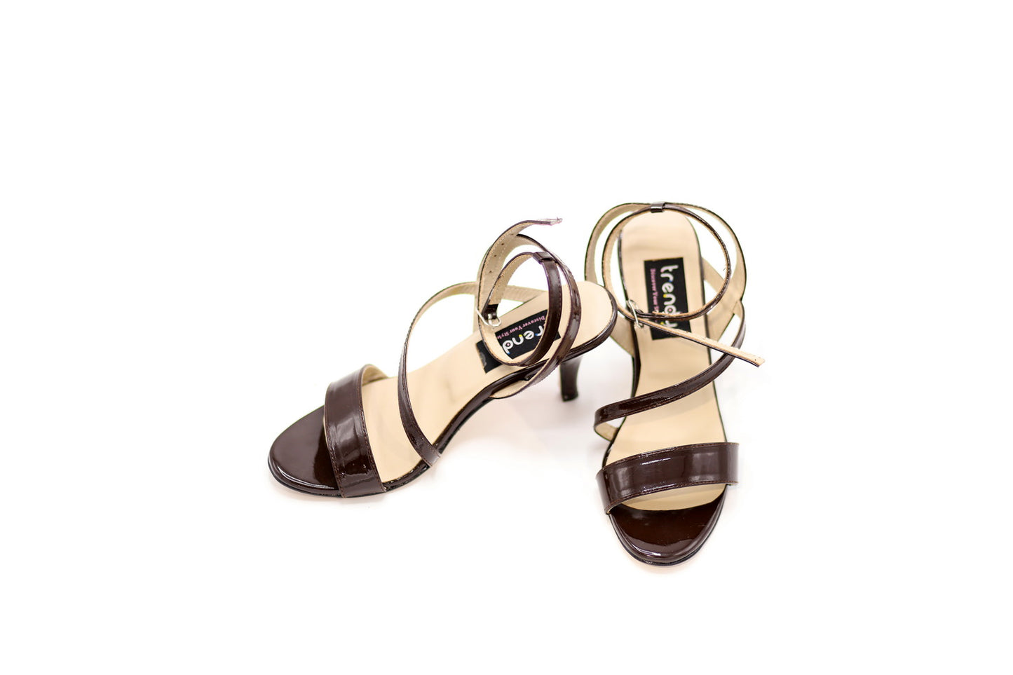 Rexine Heeled Sandal Design ZA029