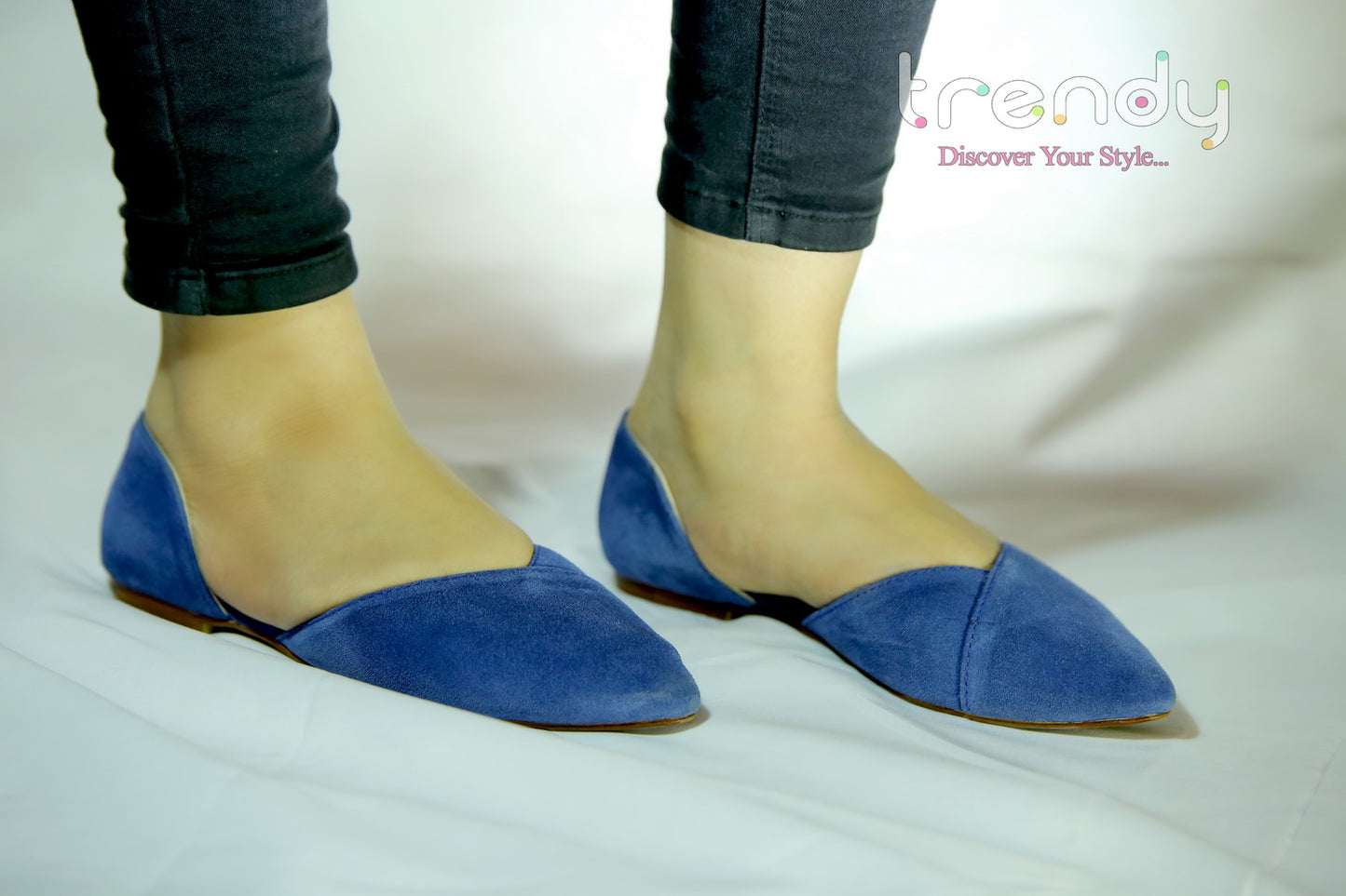 Leather Suede Pumps Design RZ800