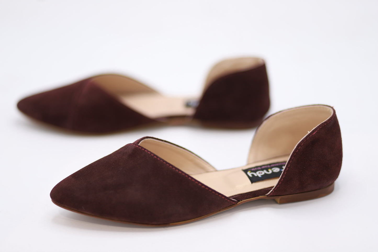 Leather Suede Pumps Design RZ800